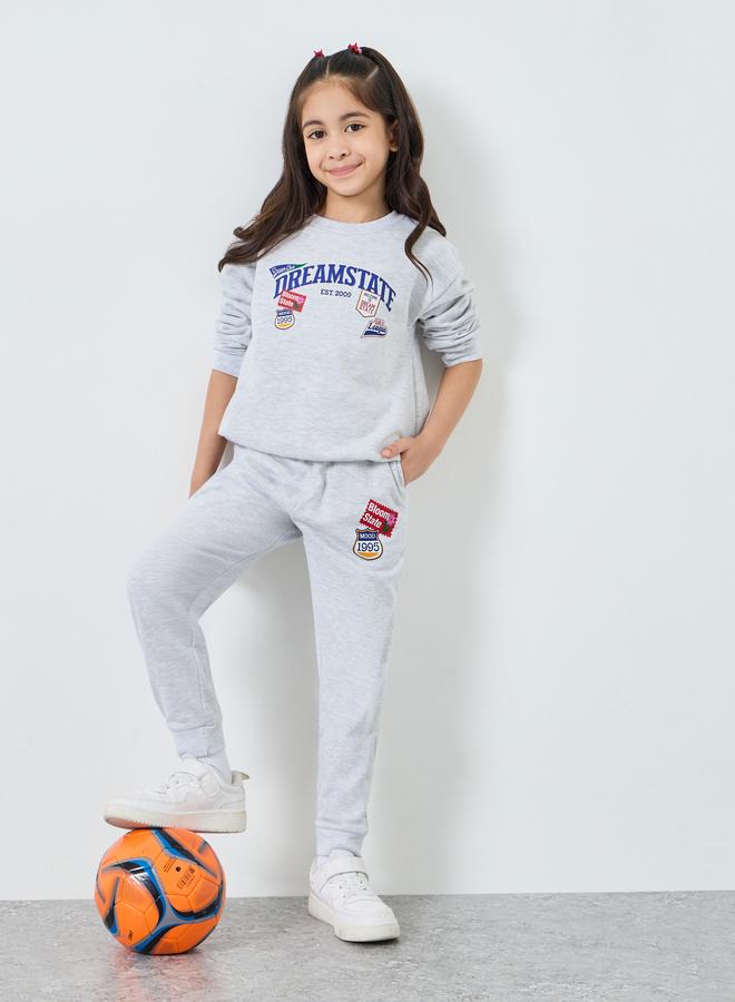 ستايلي جوغر بحواف مكبلة وطبعة جرافيك - Image 2